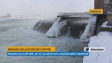 Niagara Şelaleleri Buz Akıyor