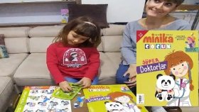 Minika Çocuk Dergisi Açtık. Sağlık ve Doktorlarımız. Bulmacalar