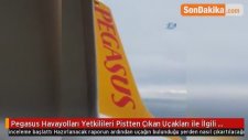 Pegasus Havayolları Yetkilileri Pistten Çıkan Uçakları ile İlgili Trabzon'a Gelerek İnceleme.
