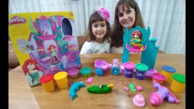 Disney Prenses Ariel Play Doh Oyun Hamuru Seti. Eğlenceli Çocuk Videosu