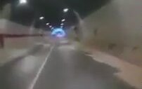 Ovit Tüneli'nden Geçen Dadaşın Sevinçten Çıldırması