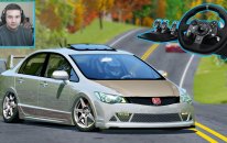 Vuutututu!!! Dağ Yolundayız!!! Assetto Corsa Honda Civic Logitech G920