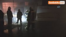 Kereste Dükkanındaki Yangın Korkuttu