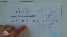 Matematik Öğretmeninin Çatır Çatır Soru Çözme Yöntemi