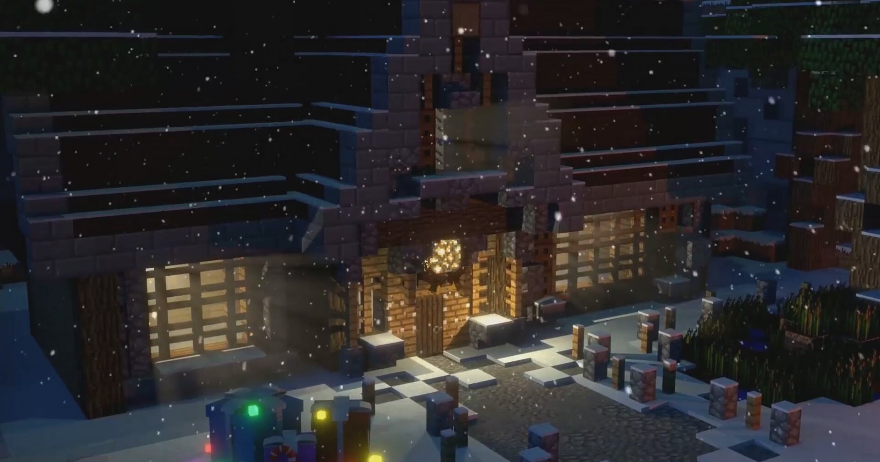 Minecraft Evi - New Year Animation  HG Animation 