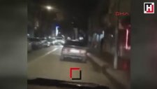 Asker Uğurlama Konvoyunda Otomobil Üstünde Tehlikeli Yolculuk