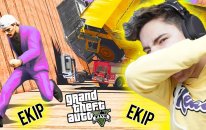 Kamyon Yağmuru İle Parkur! (Gta 5 Ekip)