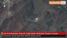 İşte Bombalanan Darmık Dağı'ndaki Abdullah Öcalan Posteri
