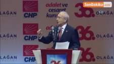 CHP'nin 36. Olağan Kurultayı Kılıçdaroğlu'nun Açış Konuşmasıyla Başladı