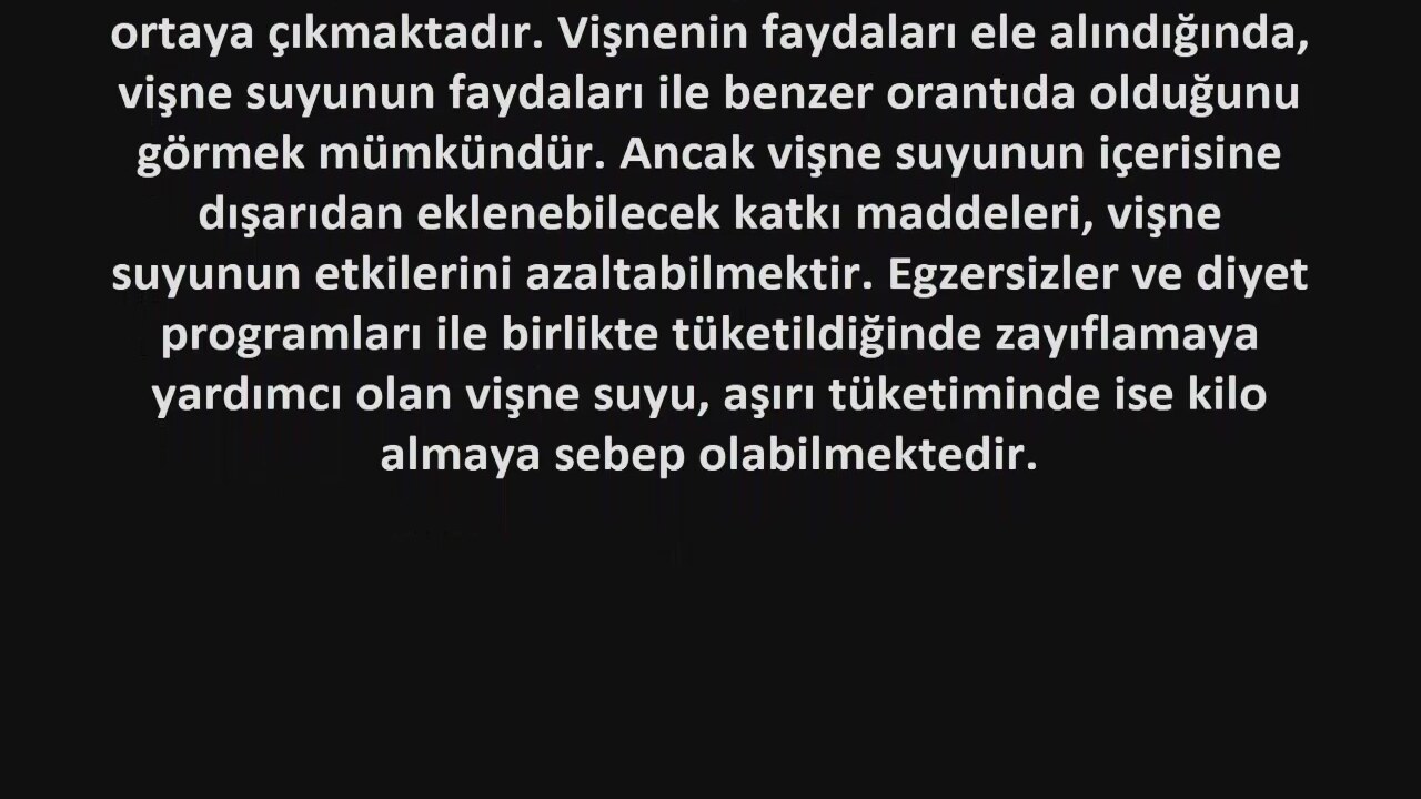 Vişne Suyunun Faydaları Zararları Yapılışı Vişne Suyunun Faydaları Zararları Yapılışı