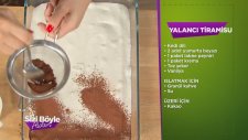 Yalancı Tiramisu Tarifi