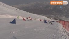 Yıldız'da Snowboard Yarışları Başladı