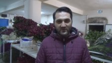 Çiçek Mezadında Sevgililer Günü Yoğunluğu