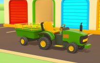 Yardımcı Arabalar - Çiftlikte Bir Gün - Süt Kamyonu - Helper Cars 09 Tr