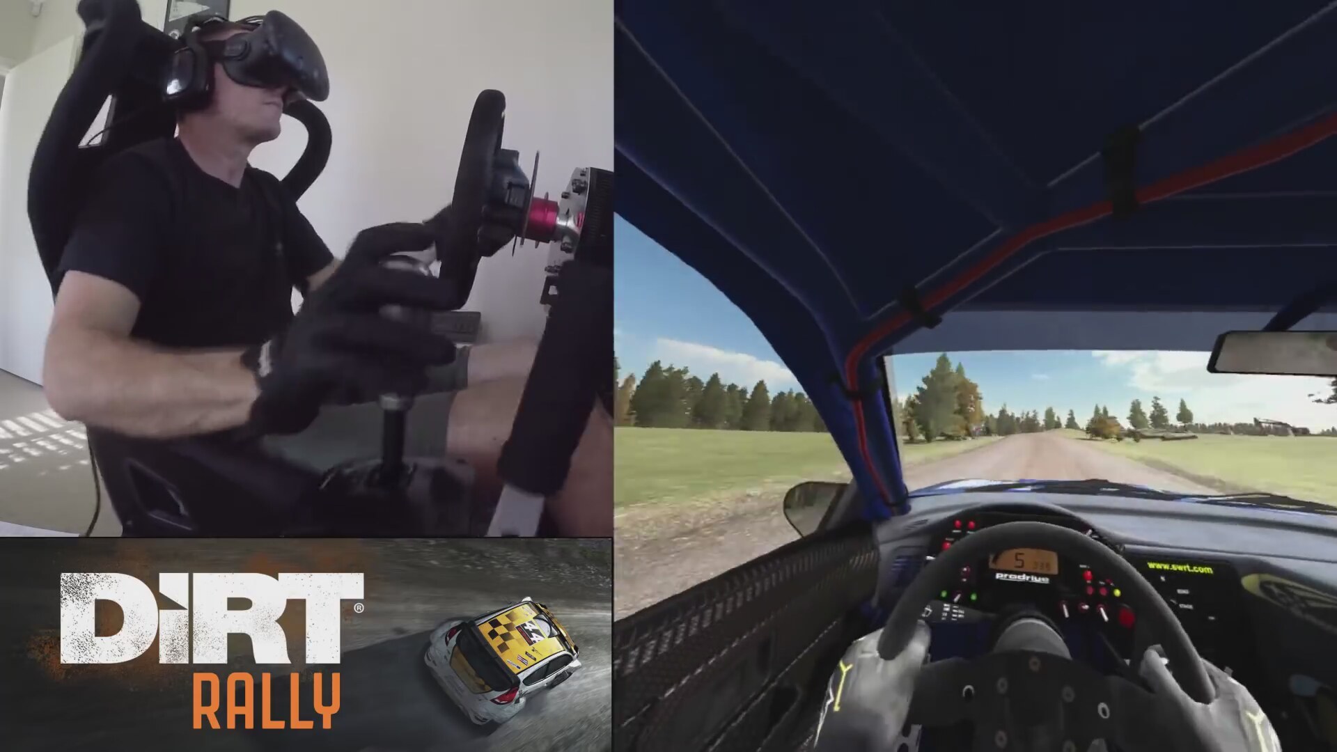 Dirt Rally VR. Dirt VR. Dirt Rally VR Vive Pro.