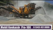 Mobil Konkasör Tesisi Pro 100