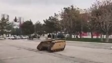 İnsansız Kara Aracının İlk Görüntüleri