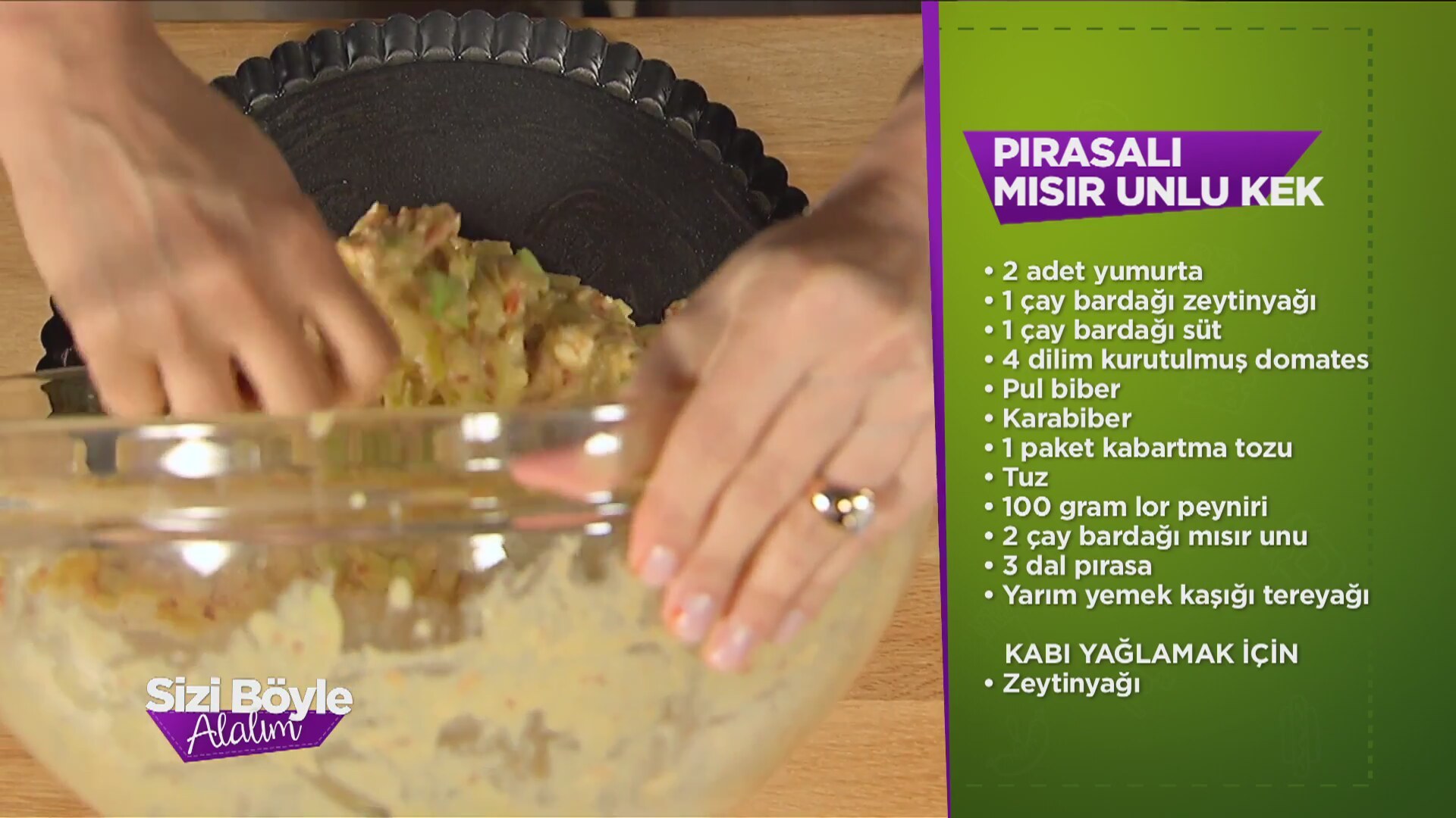 Pırasalı Kek Börek Tarifi Videosu Pırasalı Kek Börek Tarifi Videosu