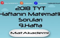 2018 TYT Üslü Sayılar Soru Çözümü - Haftanın Soruları 9.Hafta