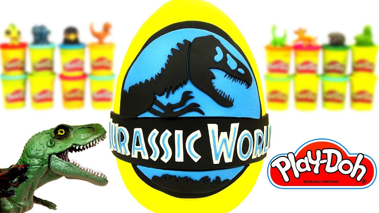 Jurassic World Sürpriz Yumurta Oyun Hamuru Dinozor Oyuncakları |  İ