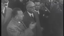 1937 İran Irak Demiryolu Hattı Temel Atma Töreni : Şükrü Kaya, Celal Bayar, Ali Çetinkaya