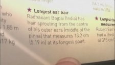 New Record Set For Longest Ear Hair