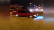 Ankara’da Drift Yapan Sürücü Vatandaşa Çarptı