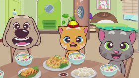 Yeni Ay Yılı Kutlamaları | Talking Tom Ve Arkadaşları Minis Türkçe Çizgi Film (53. Bölüm)
