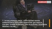 Stephen Hawking'in Tarihe Damga Vuran 10 Sözü