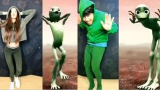 İnternetin Yeni Akımı Yeşil Uzaylı Dansı
