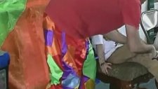 IS THIS FUNNY WHY IS SHAY THE CLOWN TOUCHING BOY 10 TIMES IN ONE SHOW VANCOUVER RICHMOND BC