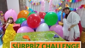Dev Balonlar İçinde Sürpriz Challenge,prenses Sofia, Poly Pocket, Kinder Joy Eğlenceli Çocuk Videosu