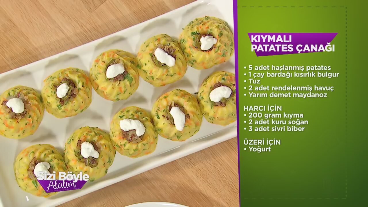 Patates Çanağı Bulgurlu Videosu Patates Çanağı Bulgurlu Videosu