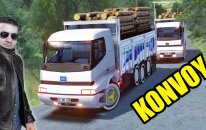Konvoy! Bmc İle Tomruk Teslimatı! Ağır Tonaj