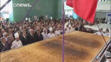 Dünyanın En Büyük Baklavası Ankara'da Yapıldı