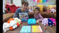 Elifin Tavşancıkları Rengarenk, Üfleme Oyunu Blow Ball Board Game Toys Unboxing