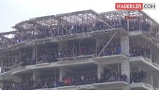Taraftar, Hopaspor Maçını Çatılardan İzledi