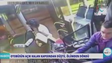 Seyir Halindeki Halk Otobüsünden Düşen Yolcu