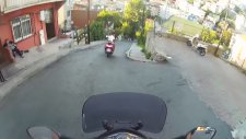 Dayak Yemekten Kurtulan Motosikletli
