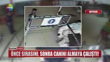 Önce Market Sırasını Sonra Canını Almaya Çalışan Adam