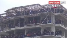 Maçları Binaların Çatısından Seyreden Hopa Taraftarı İçin Stat Geliyor
