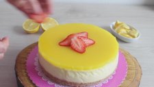 Enfes Sosuyla Limonlu Cheesecake