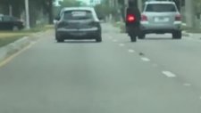 Seyir Halinde Tartıştığı Motorcuyu Ezdi
