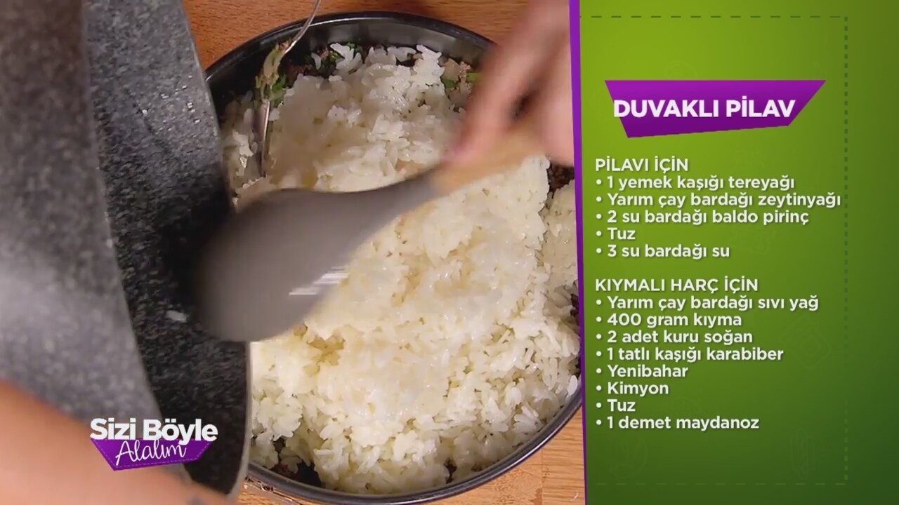 Duvaklı Pilav Tarifi (Videolu) Duvaklı Pilav Tarifi (Videolu)