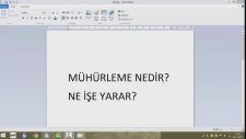 Mühürleme Devresi,deney İle Kanıtı,kontaktör ve Röle Mühürleme