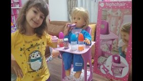 Elifin Bebişleri İçin Yemek Masası. Cicibello İçin Çok Güzel Oldu. Eğlenceli Çocuk Videosu