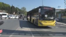 Hareket Halindeki Otobüse Binmeye Çalışırken Yaralanan Taraftar