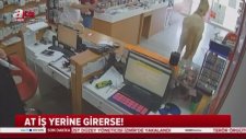 Kişneyerek Dükkana Dalan At