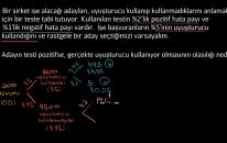 Koşullu Olasılık Ağaç Diyagramı Örneği (Matematik) (İstatistik ve Olasılık)