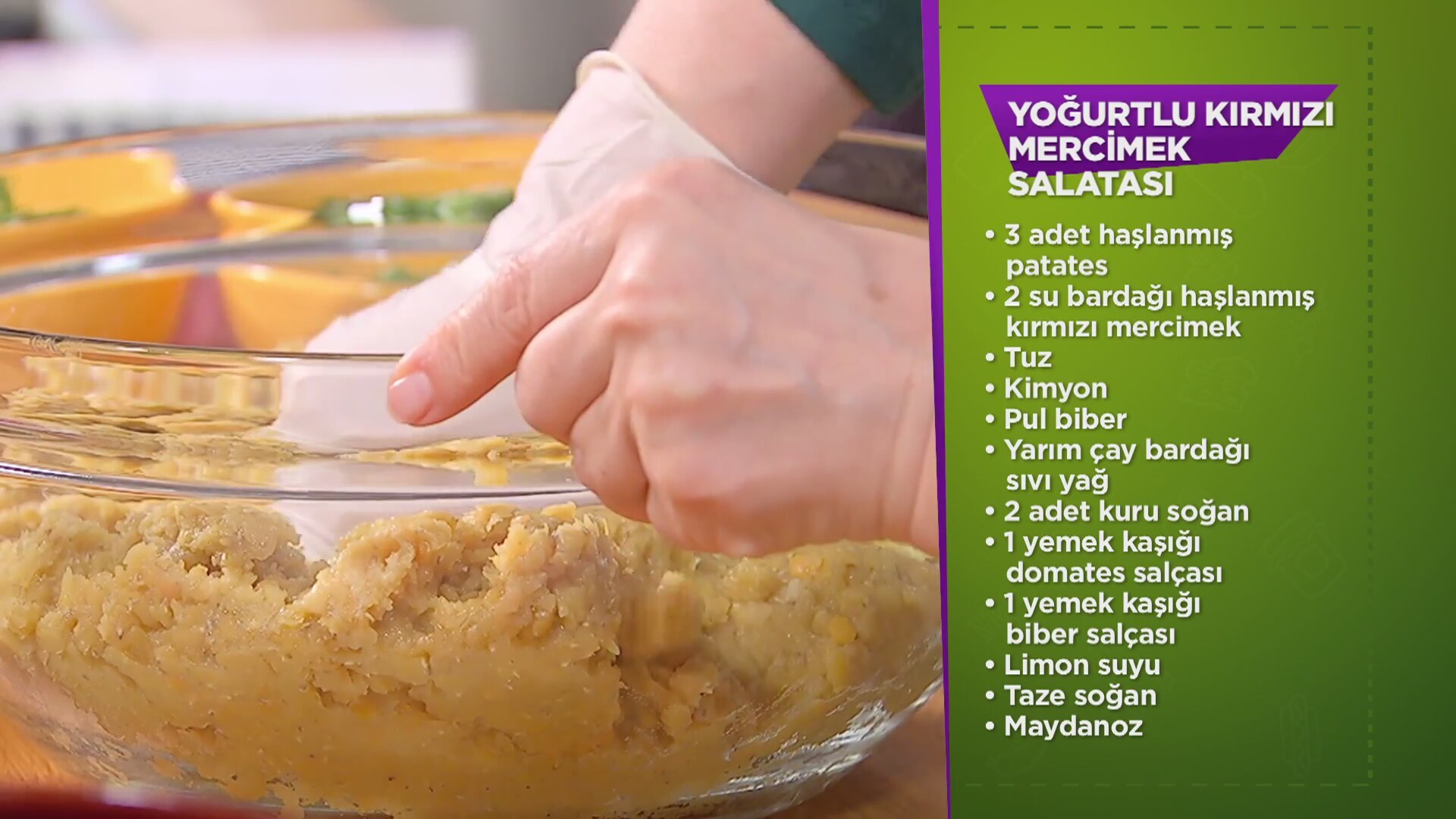 Yoğurtlu Mercimekli Patates Salatası Tarifi Yoğurtlu Mercimekli Patates Salatası Tarifi